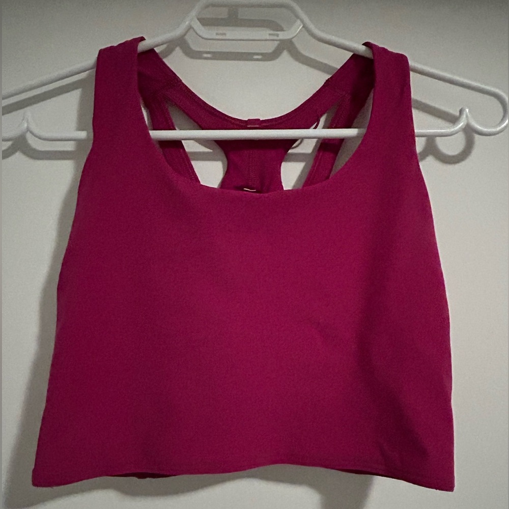 Lululemon Stash-It bra size 6 bright pink
